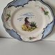 Vintage Breton earthenware plate – naive decor signed MF – Brittany