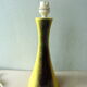 Lamp black and yellow ceramic 70s