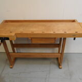 Vintage industrial workbench