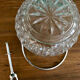 Ice bucket with tongs