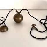 Suspension à contrepoids en laiton vintage Florian Schulz
