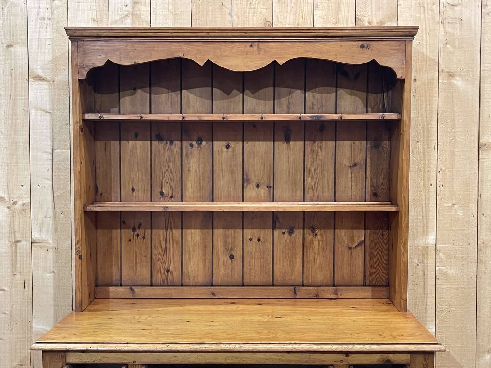 1950s English pine dresser
