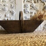 Renovated wooden grape harvest basket