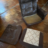 Modular leather sofa by Michel Cadestin for Airborne Publisher