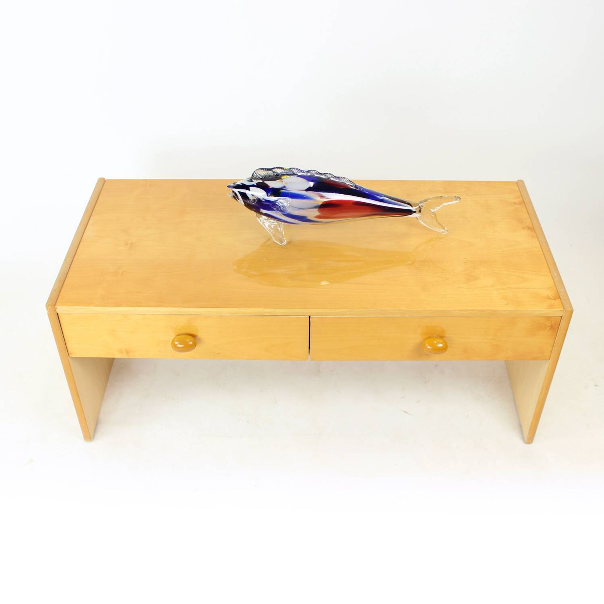 Vintage Vanity Table With Drawers By Up Zavody, Czechoslovakia 1980s