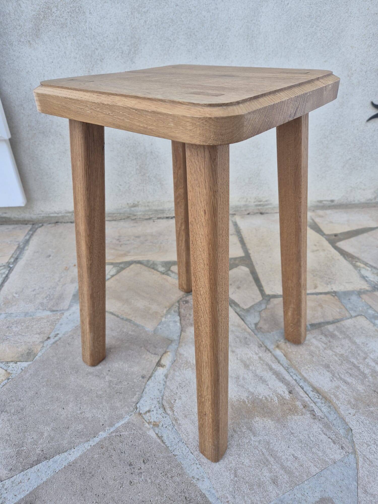 Antique solid wood stool