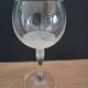 3 balloon wine glasses in Bohemian crystal