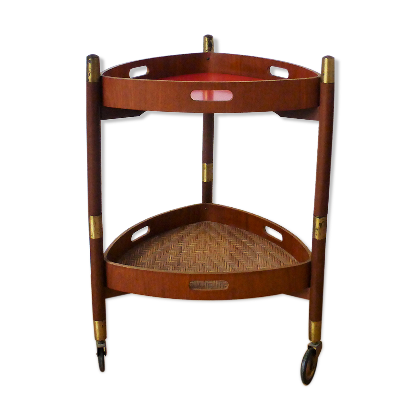 Serving trolley in Teak, Italy, 1950s