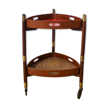 Serving trolley in Teak, Italy, 1950s