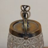 Old small ice cube or pickle bucket in cut crystal