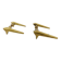 2 pairs of modernist solid brass door handles 1950–1960