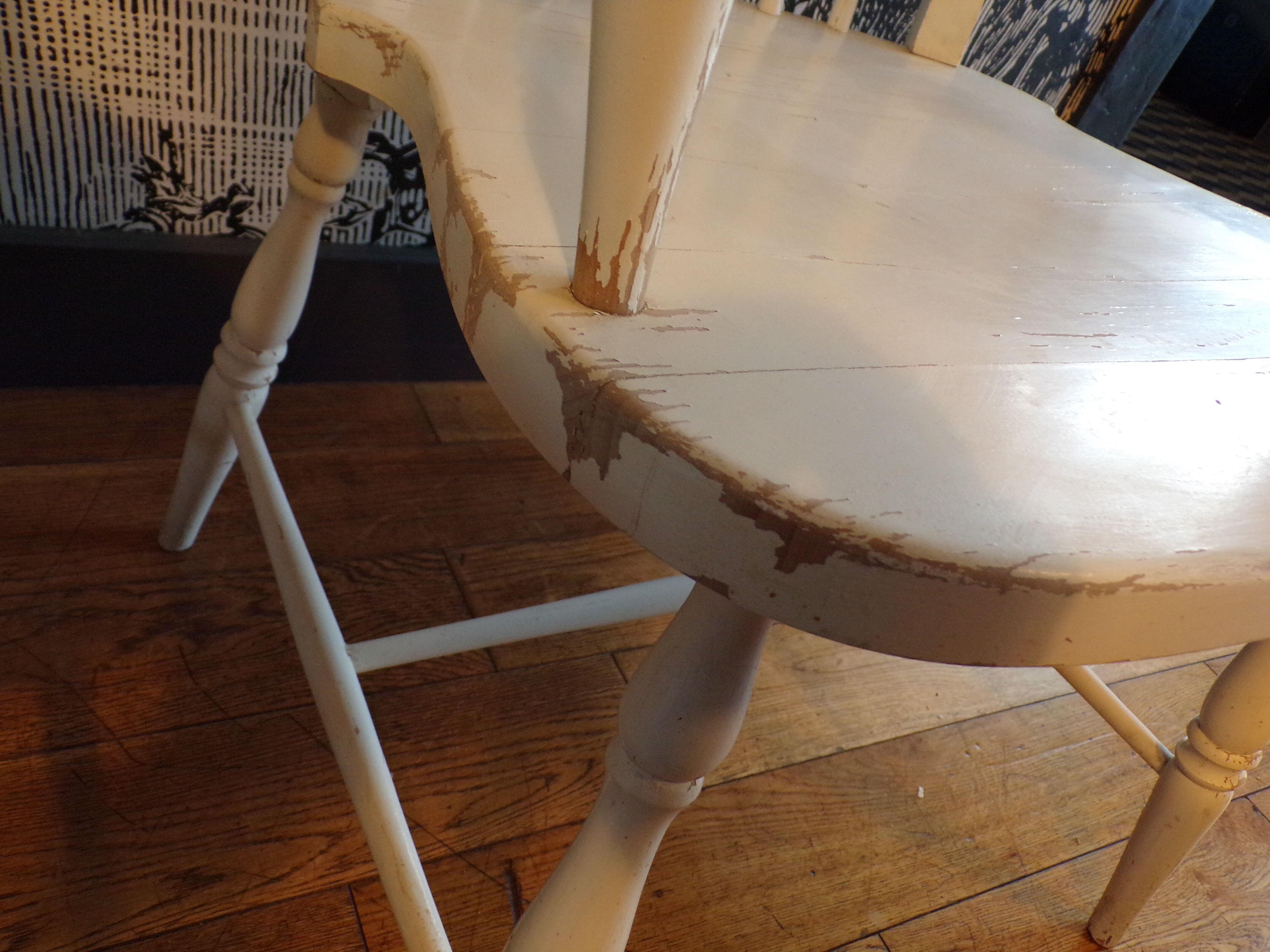 Pair of vintage Scandinavian windsor armchairs