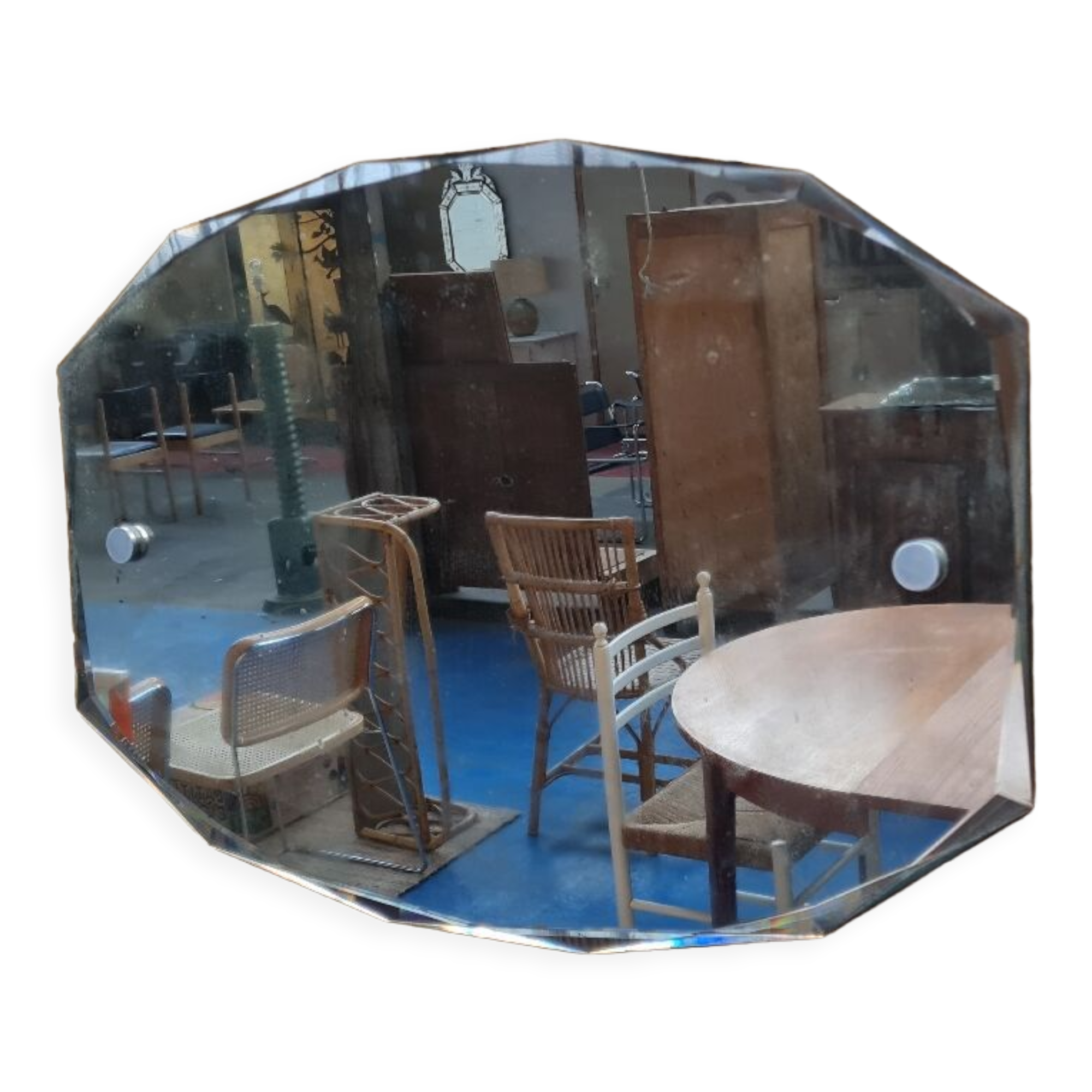 Art Deco beveled mirror