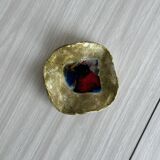 Handmade colorful ceramic pocket emptier, decorative object