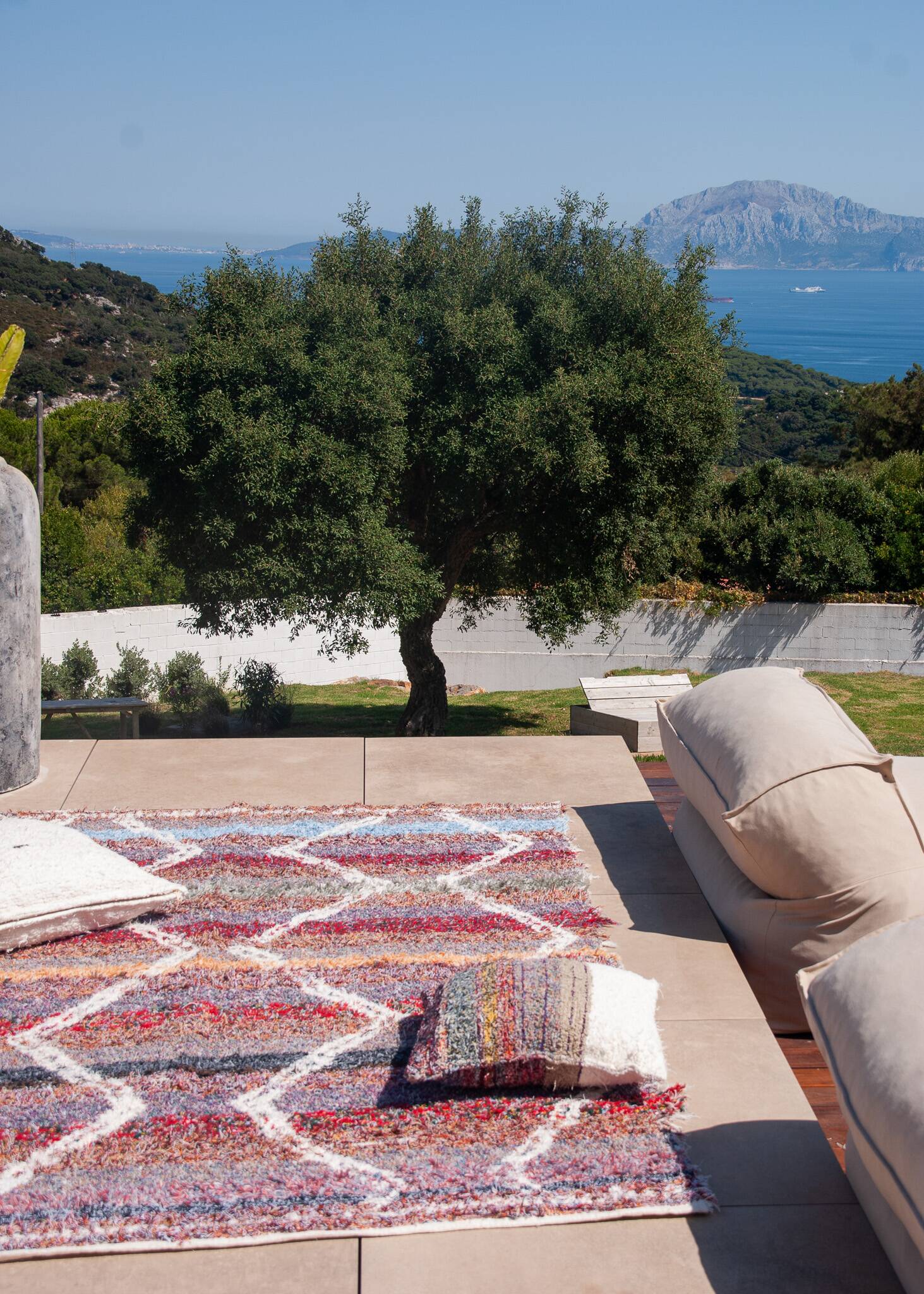 Recycled cotton handmade rug - Reversible - Multicolor