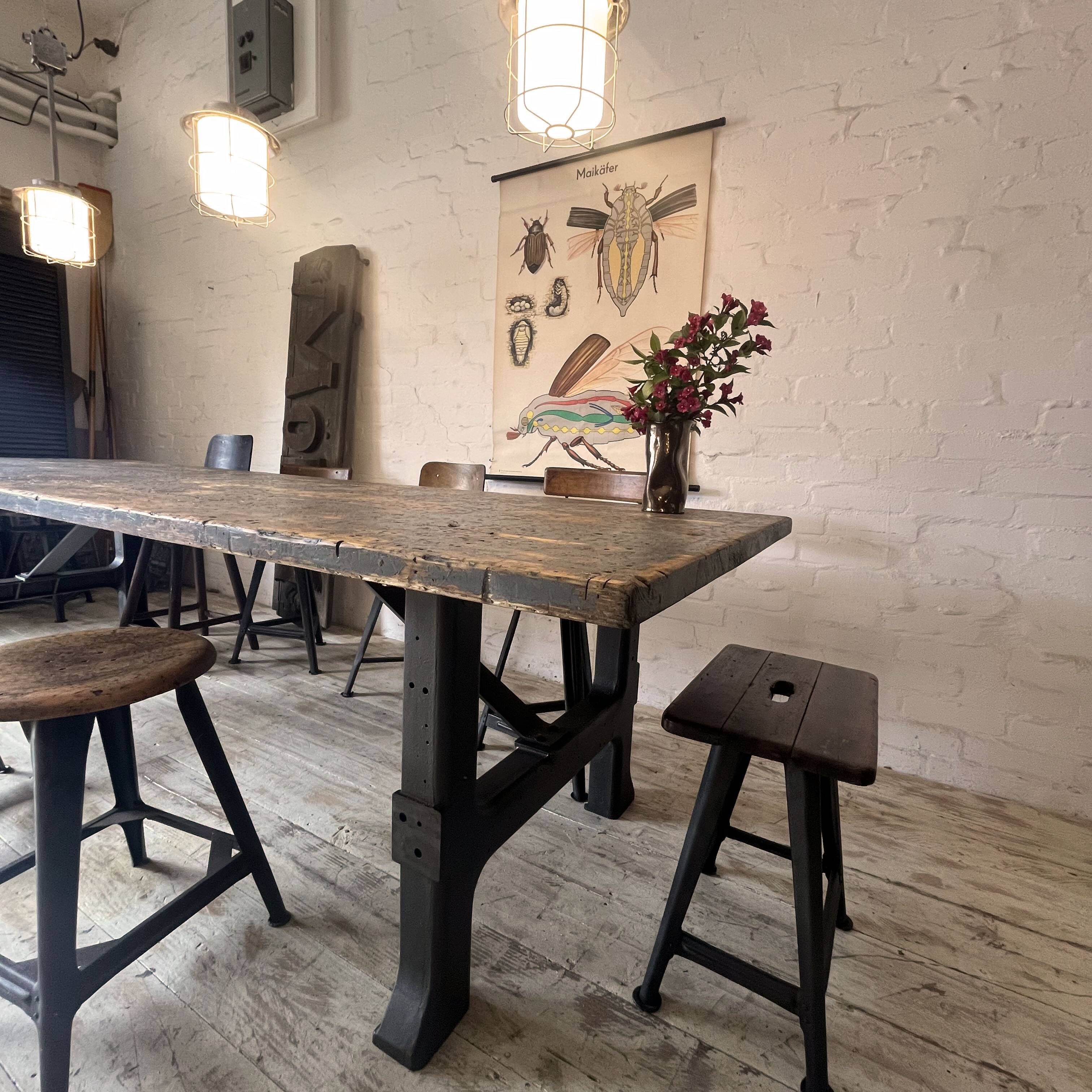 Industrialtisch „Werkbankplatte“