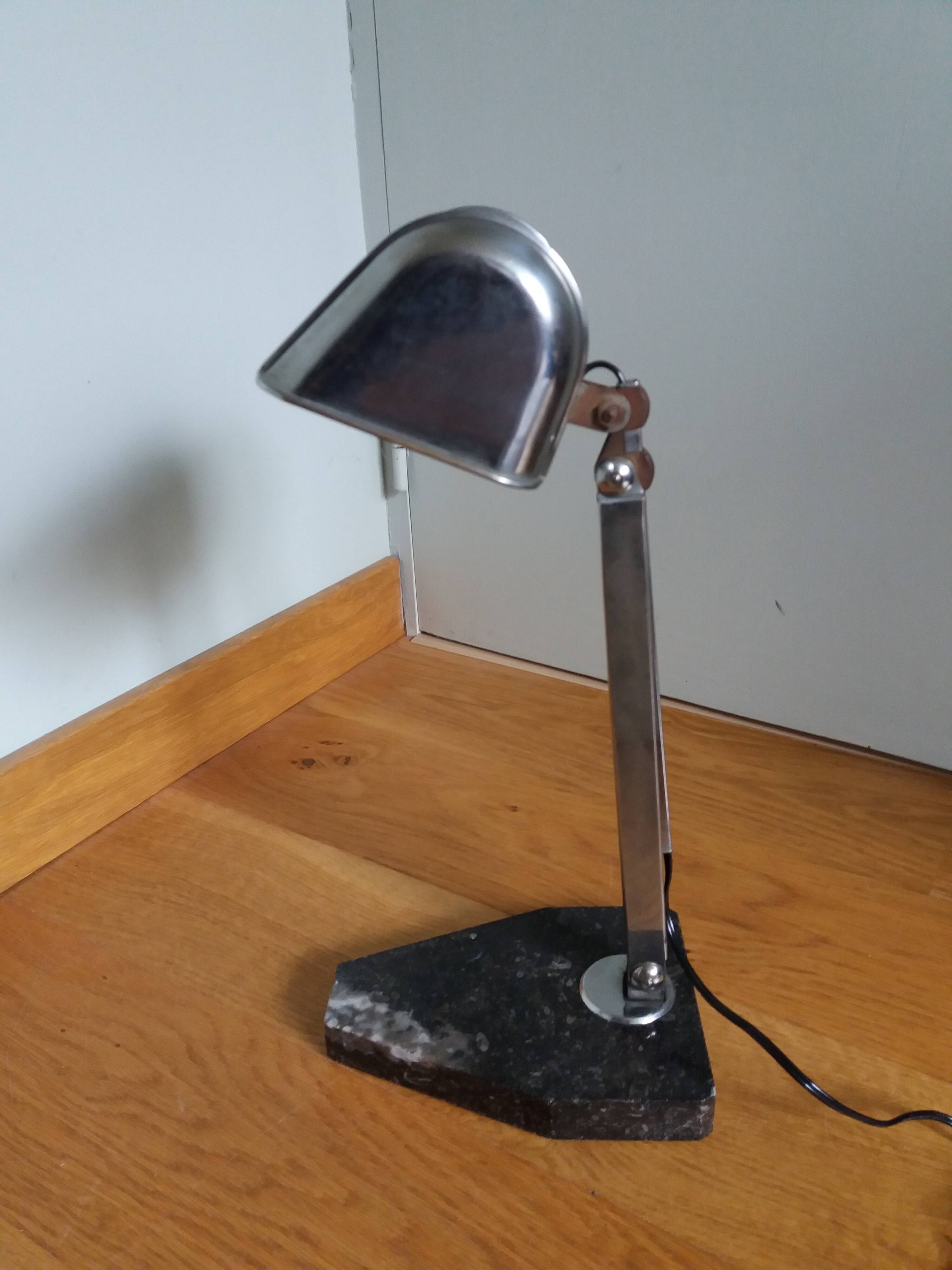 Art Deco “French craftsmanship” articulated lamp