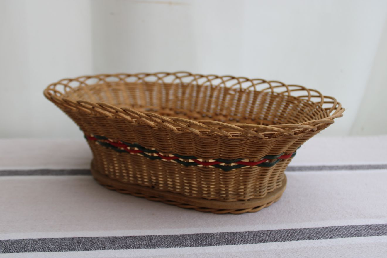 Vintage wicker basket