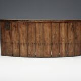 Rustic High-Back Tavern Settle, England, 18th Century