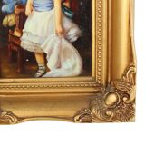 Painting Young Girl Gold Frame Lady Sybil Primrose