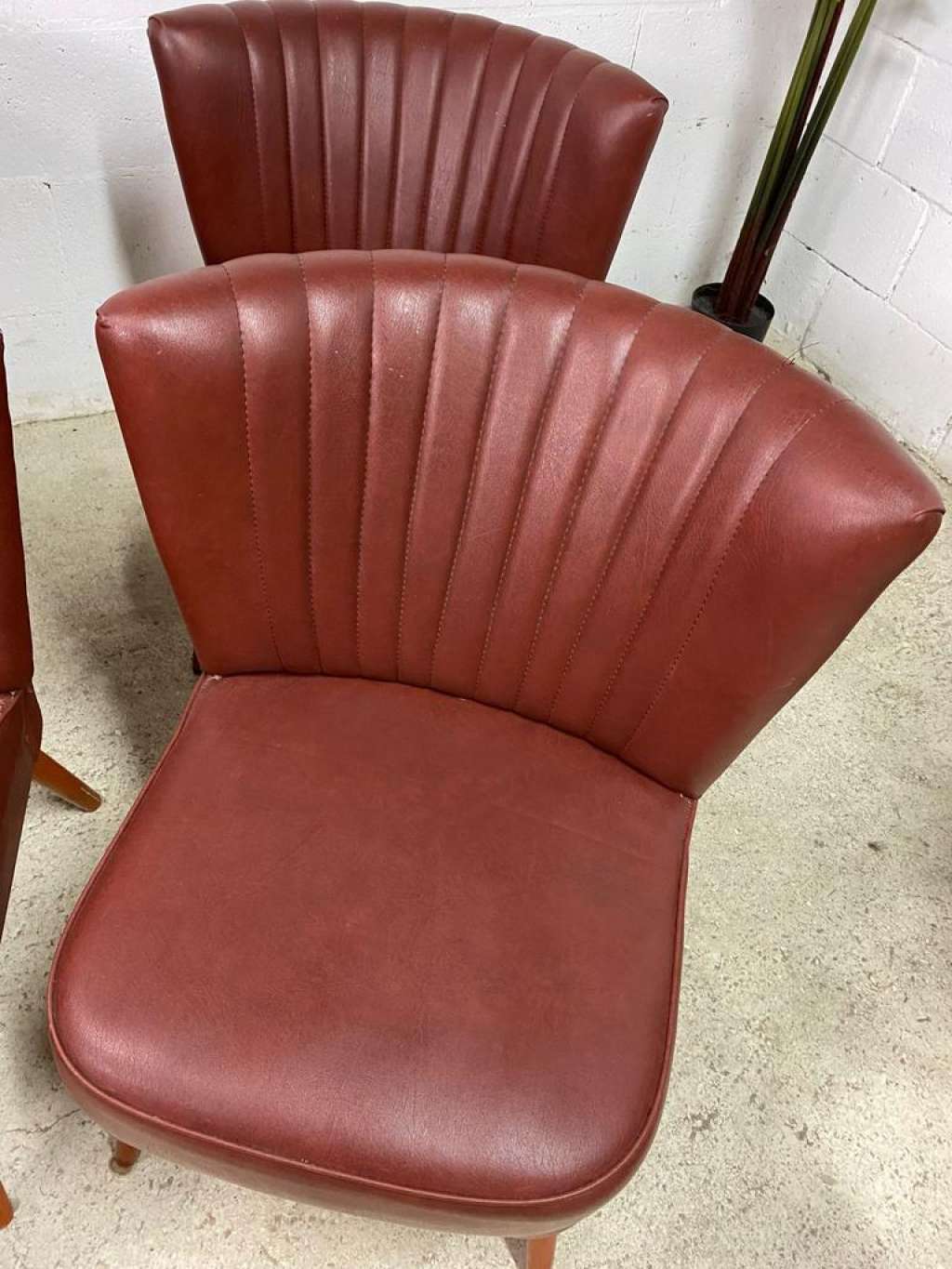 Vintage cocktail chair armchair single-seater