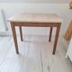 Farmhouse-style wooden desk / side table