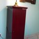 Wooden extra cabinet (selette), 2 interior storage spaces with 6 modular shelves