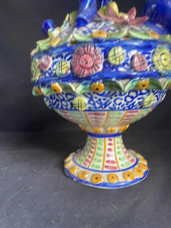 Bouteille botijo en barbotine, 1900