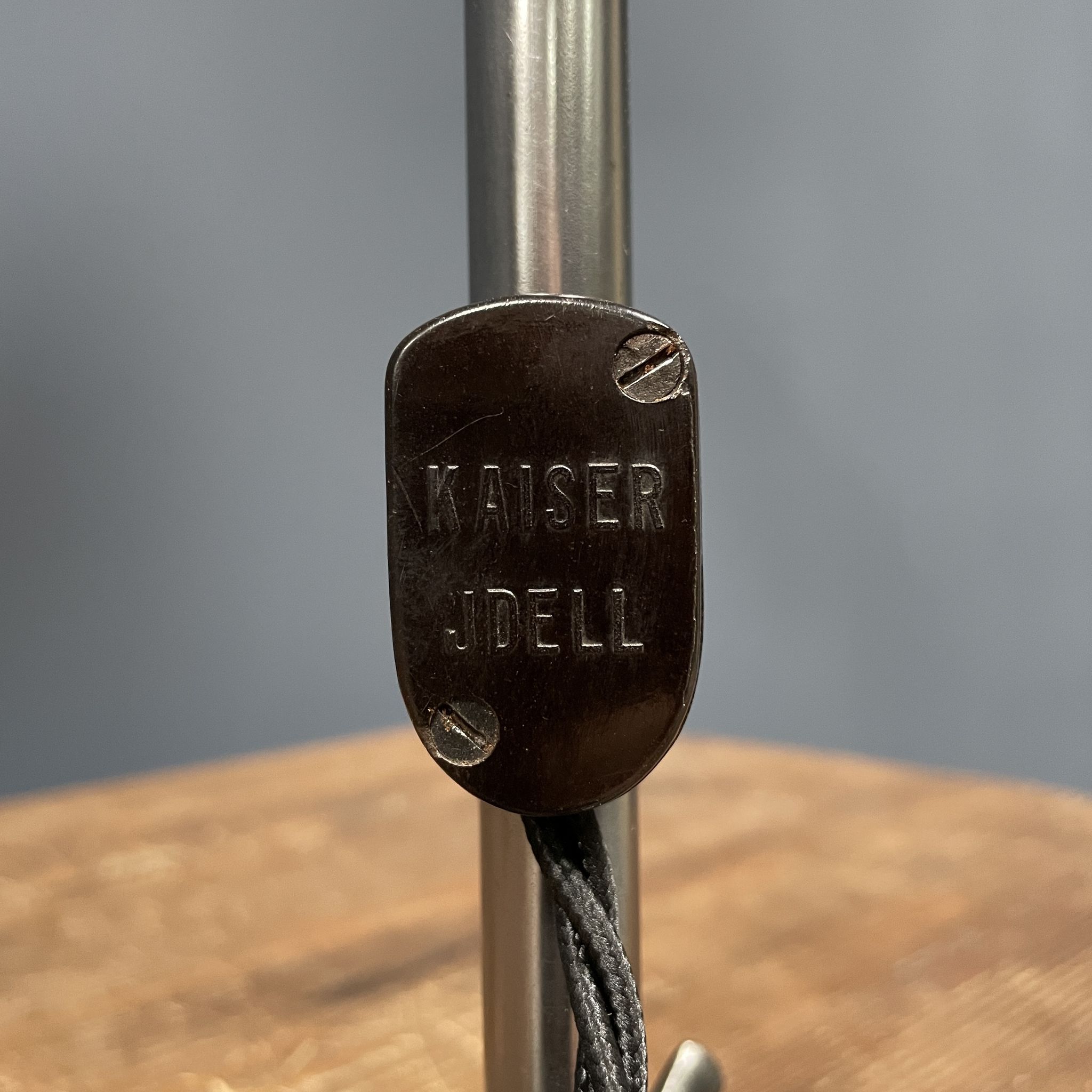 Lampe de table d’atelier Kaiser idell modèle 6726 polie des années 1930