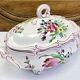 Old Lunéville oval vegetable tureen, street light model