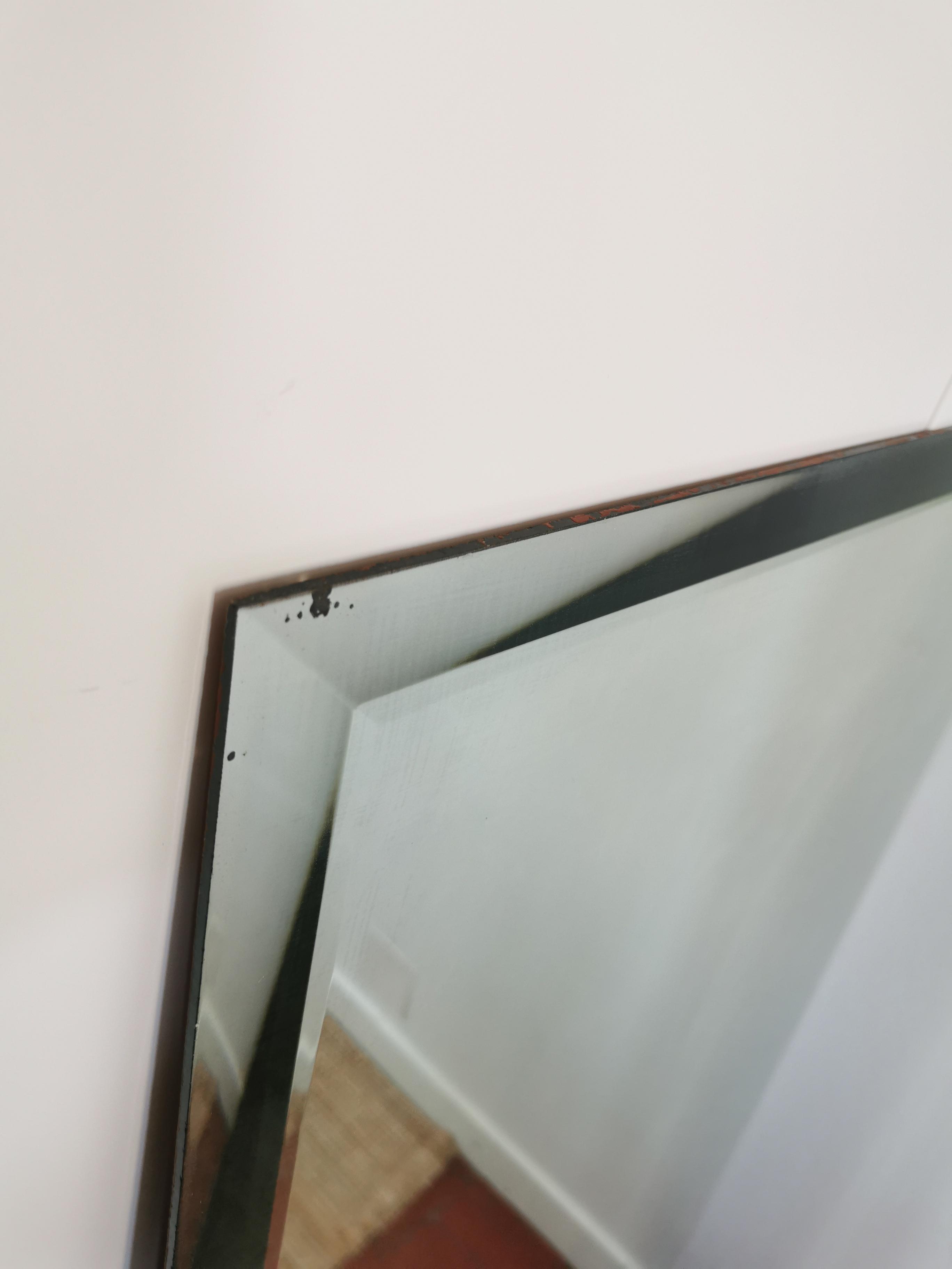 Art Deco beveled mirror