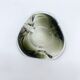 Murano ashtray, black and smoky grey, 1970
