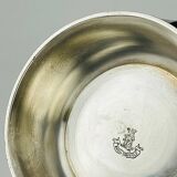 Vintage silver-plated coffee pot by Royal Sheffield, England, 1950s.