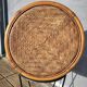 Jungle coffee table • Vintage rattan side table