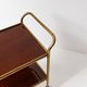 Vintage Brass Serving Trolley