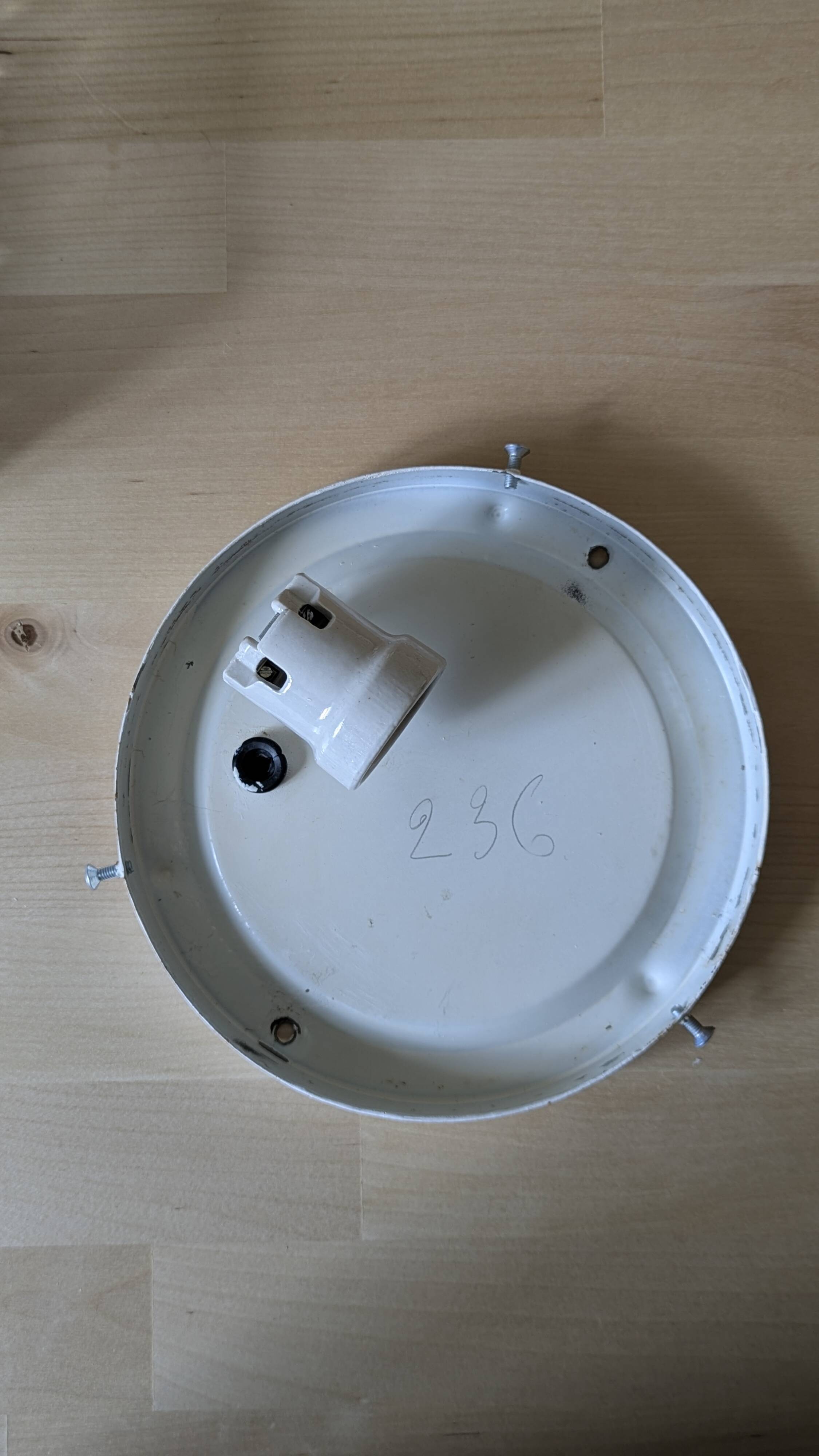 Vintage square ceiling light (L-0253)