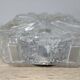 Ceiling lamp / vintage wall lamp xl in molded glass