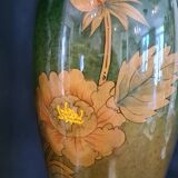 Green flowered lamp