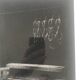 Butcher's display, 1970s/80s. Original black and white silver print on paper.