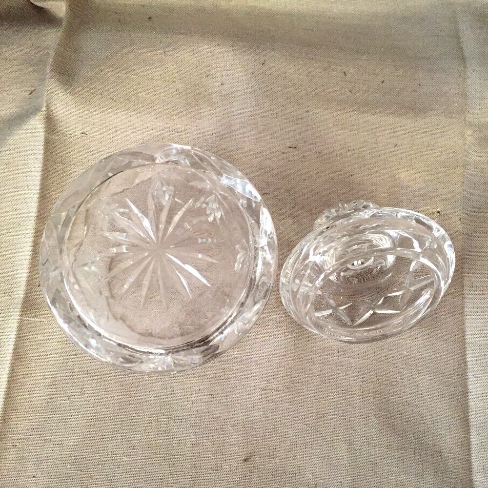 CANDY OR SUGAR BOWL IN CRYSTAL SIZE