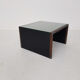 Wood , leather and glass coffee table by Walter Knoll , Germany 1970’s