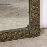 Early 20th C copper Arts & Crafts style rectangular mirror