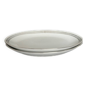 2 plats ovales en porcelaine