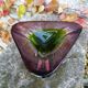 Blown glass cup from the 70s