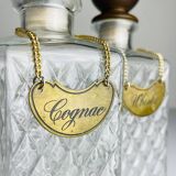 Tantalus Vintage Decanters for Cognac and Whisky, Italy, 1960s, set of 2