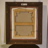 Post-impressionist oil on canvas still life The Anemones by Arthur Van Hecke 1980