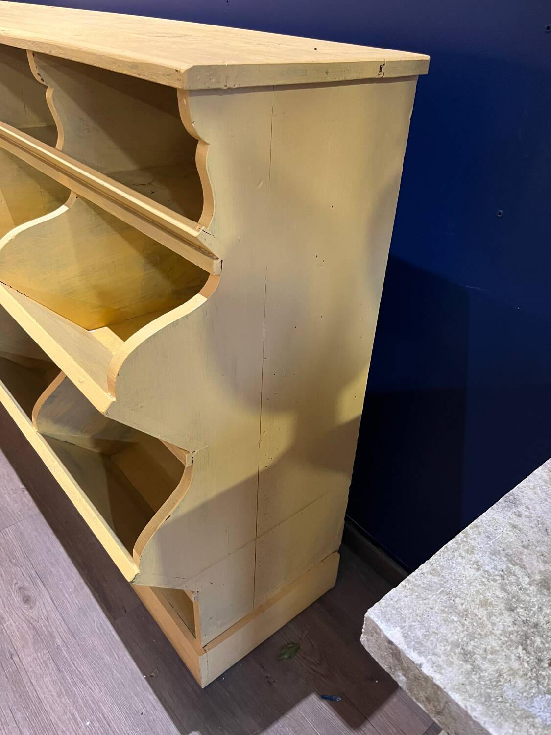 Painted seed merchant's shop furniture