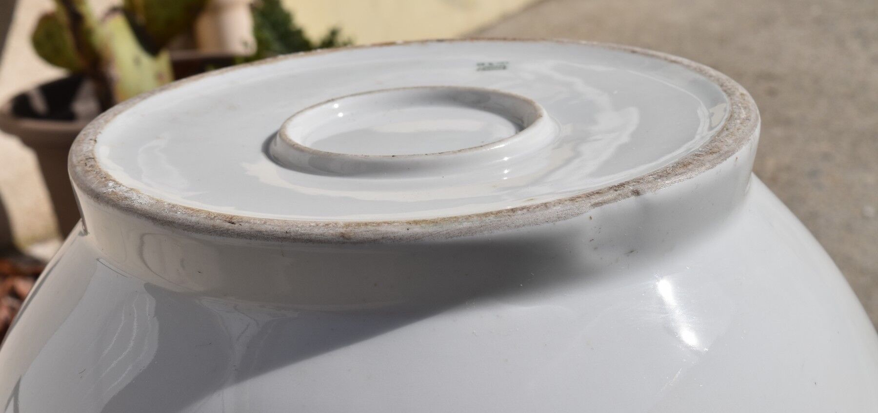 Large Jarre vase in Porcelain by Bernardaud in Limoges