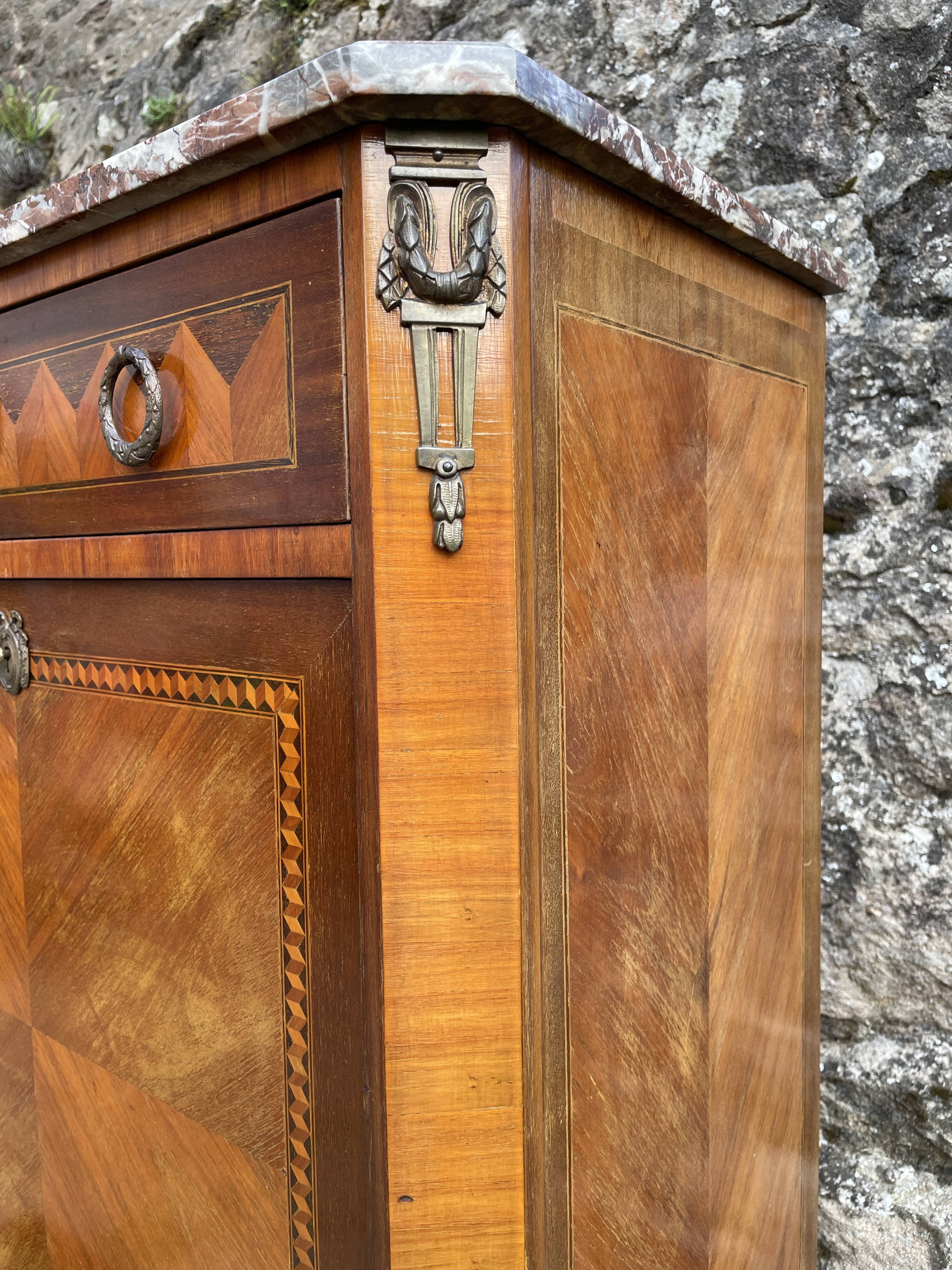 Secretary marquetry XIXth