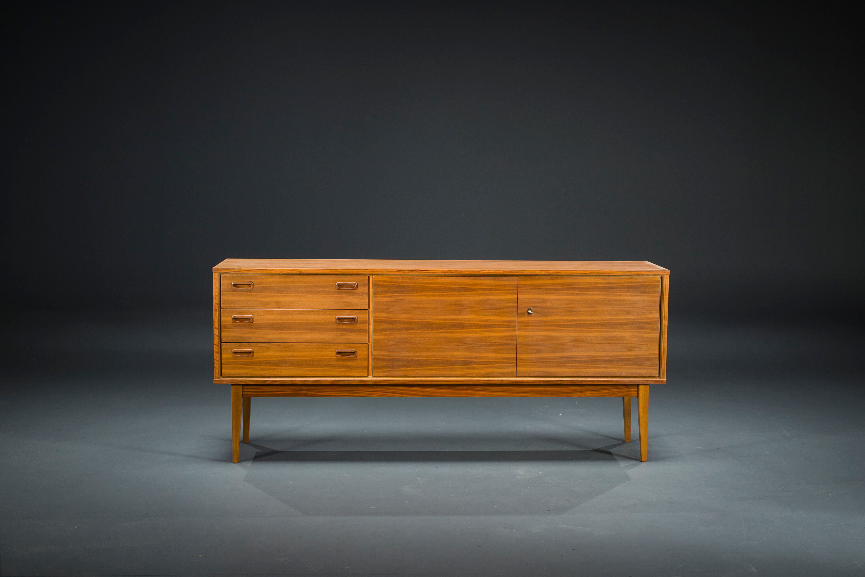 Vintage Walnut Sideboard, 1960s